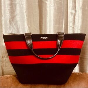 Kate Spade Bold Red and Black Tote (MSRP $495)